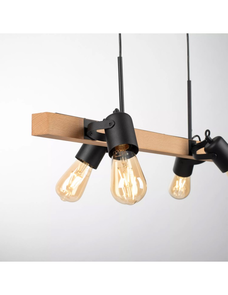 Paul Neuhaus Canop Lampa Wisząca Czarny 15630-18