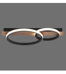 Paul Neuhaus Trooper Lampa Sufitowa Drewno/Czarny 15615-78