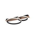 Paul Neuhaus Trooper Lampa Sufitowa Drewno/Czarny 15615-78