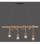 Paul Neuhaus Rope Lampa Wisząca Brązowy 15483-18