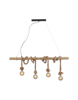 Paul Neuhaus Rope Lampa Wisząca Brązowy 15483-18 - produkt 2