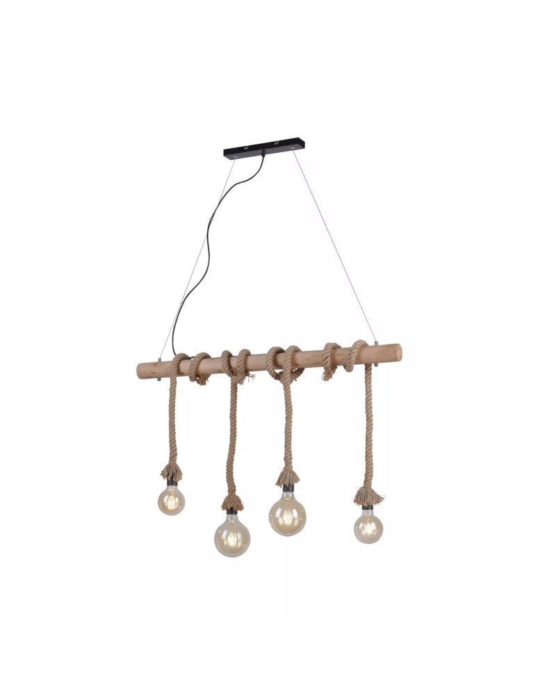 Paul Neuhaus Rope Lampa Wisząca Brązowy 15483-18