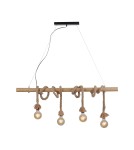 Paul Neuhaus Rope Lampa Wisząca Brązowy 15483-18