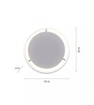 Paul Neuhaus Ritus Lampa Sufitowa Aluminium 15391-95