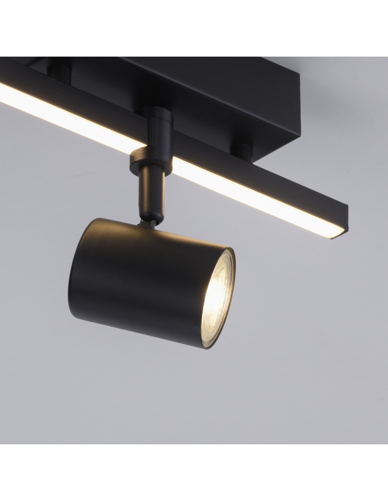 Paul Neuhaus Barik Lampa Sufitowa Czarny 6523-18