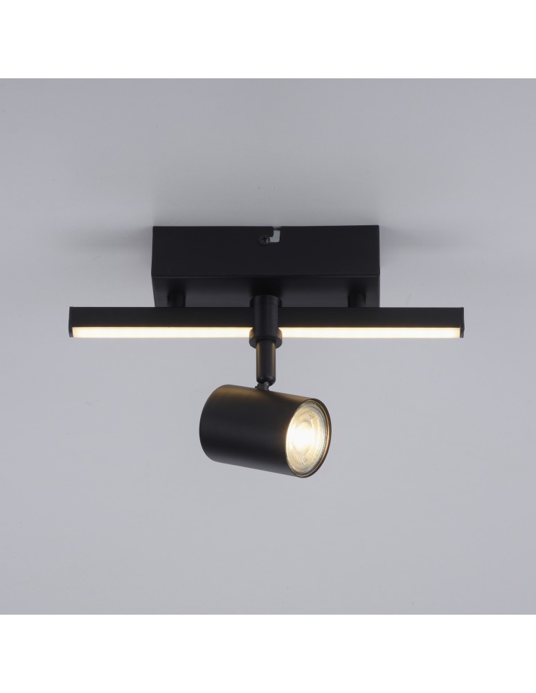 Paul Neuhaus Barik Lampa Sufitowa Czarny 6523-18