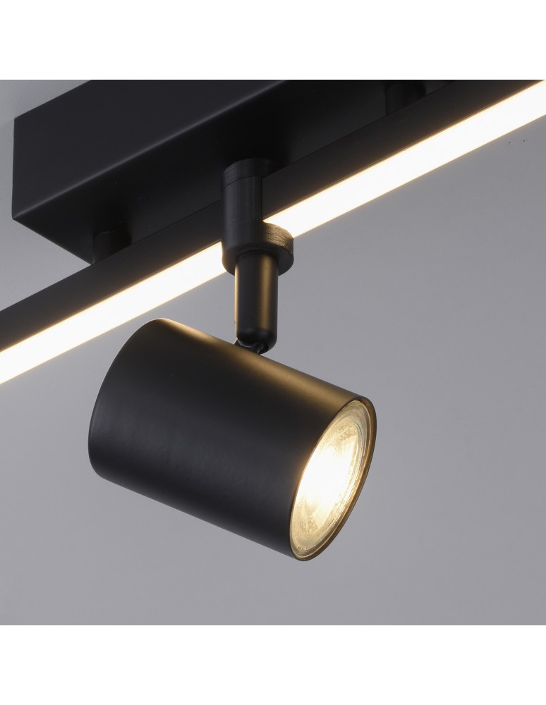 Paul Neuhaus Barik Lampa Sufitowa Czarny 6523-18