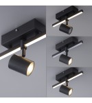 Paul Neuhaus Barik Lampa Sufitowa Czarny 6523-18