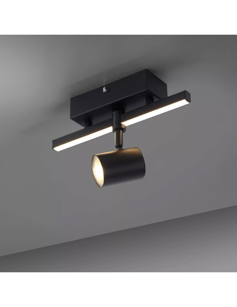 Paul Neuhaus Barik Lampa Sufitowa Czarny 6523-18