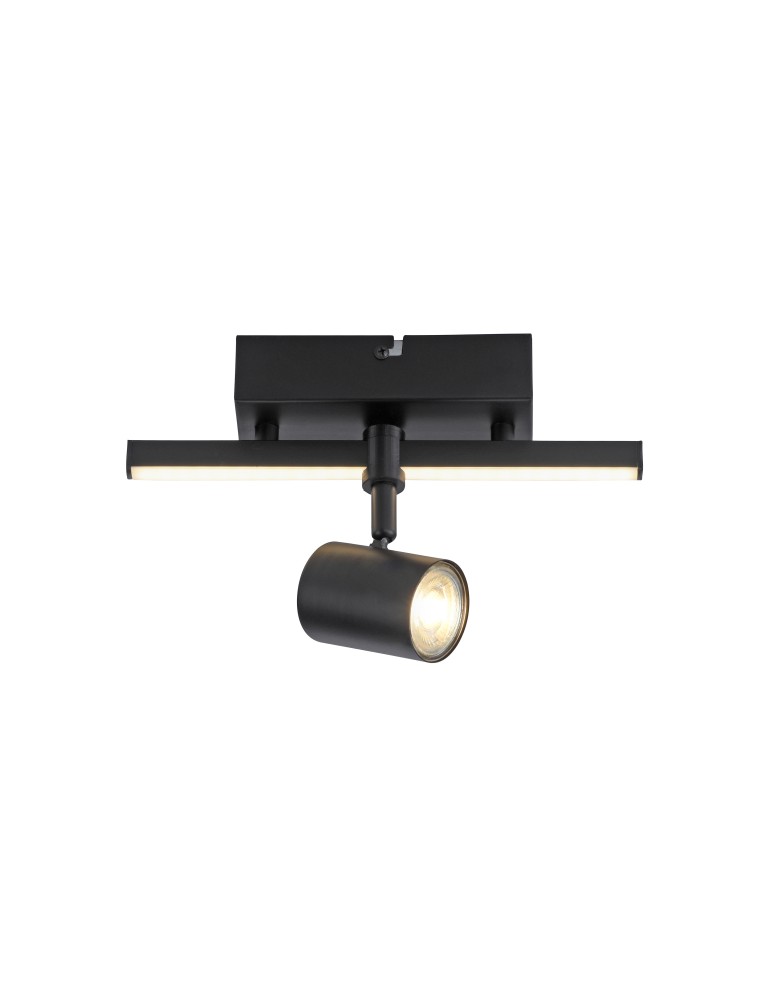 Paul Neuhaus Barik Lampa Sufitowa Czarny 6523-18