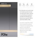 Paul Neuhaus Pure-Moto-Rise Lampa Wisząca Matowy Mosiądz 2545-60