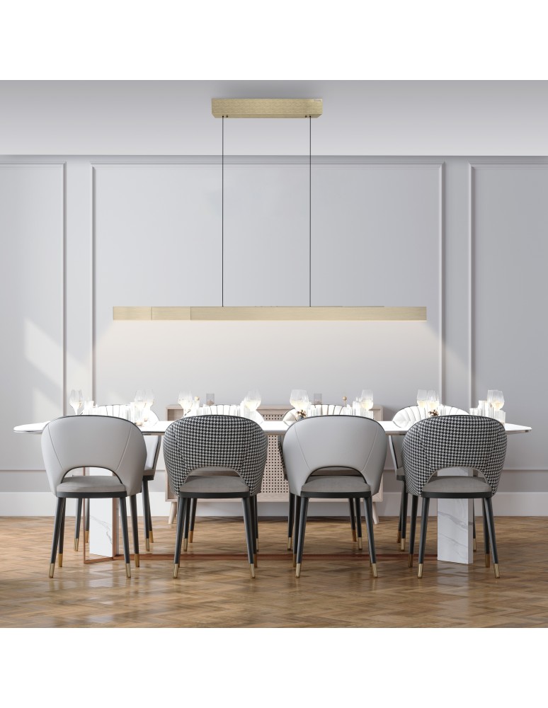 Paul Neuhaus Pure-Moto-Rise Lampa Wisząca Matowy Mosiądz 2545-60