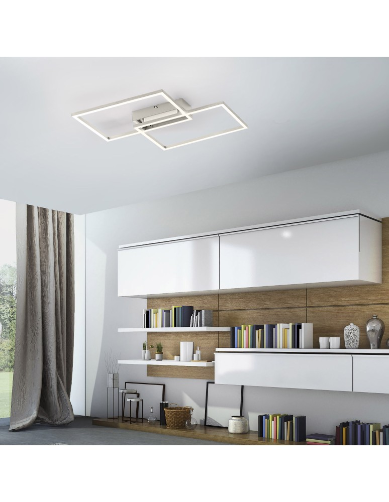 Paul Neuhaus Iven Lampa Sufitowa Stalowy 14018-55