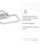 Paul Neuhaus Iven Lampa Sufitowa Stalowy 14018-55