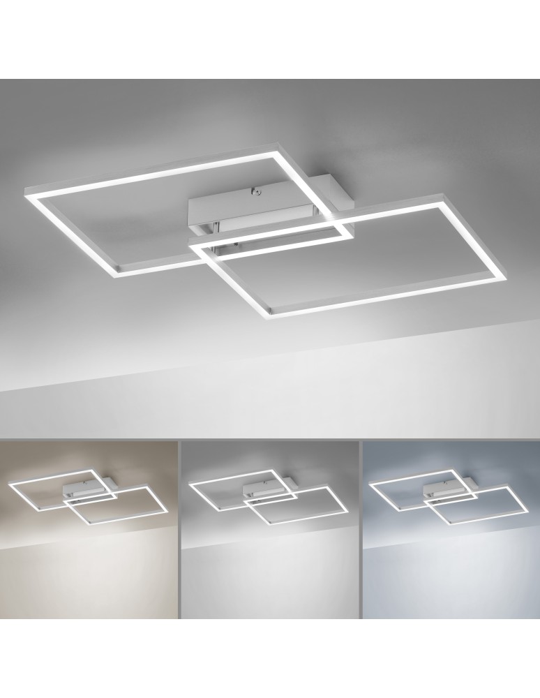 Paul Neuhaus Iven Lampa Sufitowa Stalowy 14018-55