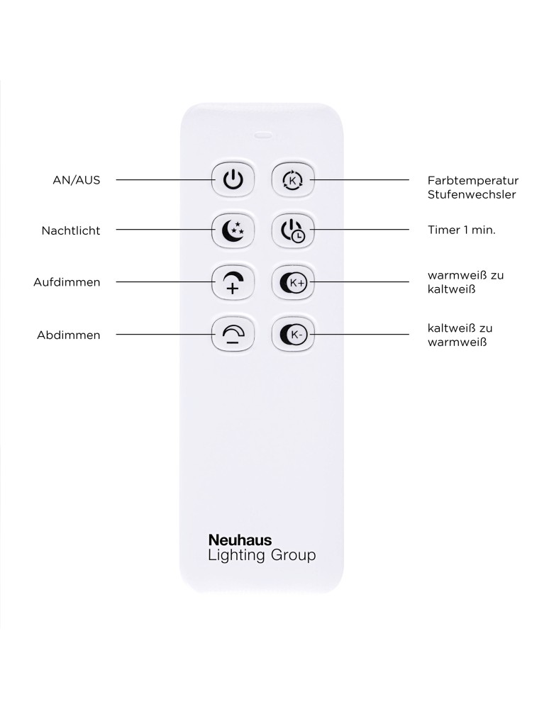 Paul Neuhaus Iven Lampa Sufitowa Stalowy 14018-55