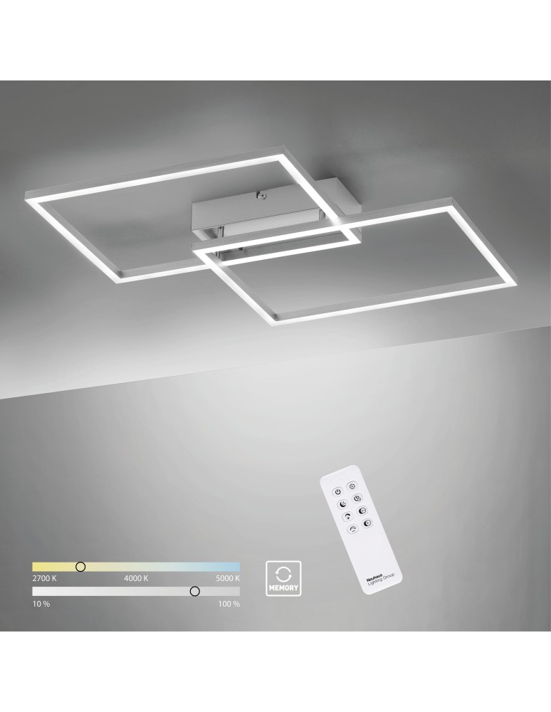 Paul Neuhaus Iven Lampa Sufitowa Stalowy 14018-55