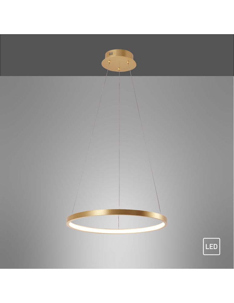Paul Neuhaus Circle Lampa Wisząca Złoty 11522-12