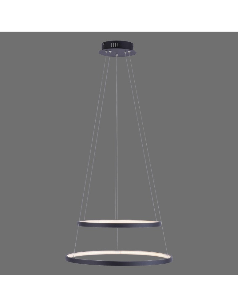 Paul Neuhaus Circle Lampa Wisząca Antracyt 11525-13