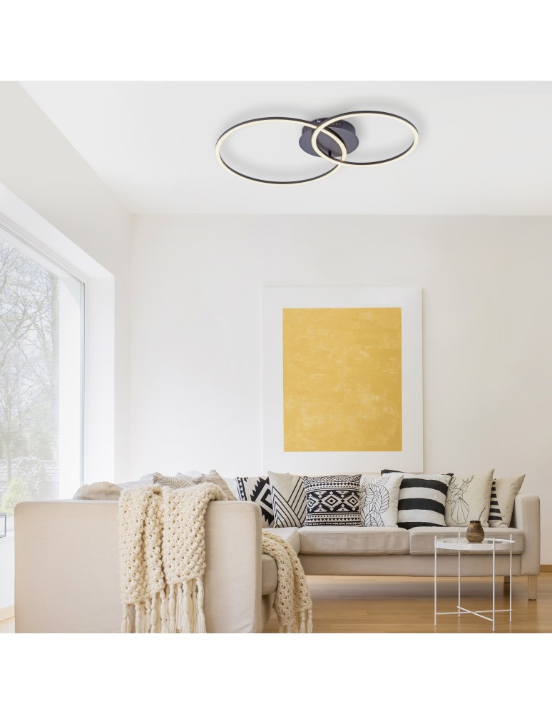 Paul Neuhaus Ivanka Lampa Sufitowa Czarny 14537-18