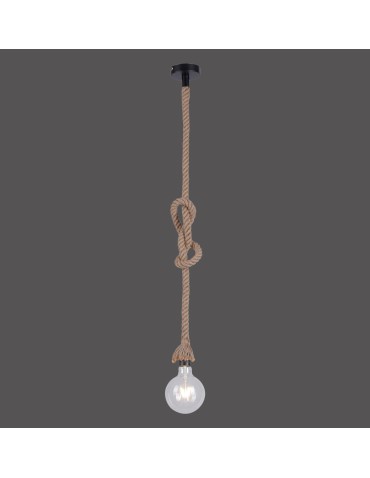 Paul Neuhaus Rope Lampa Wisząca Brązowy 15481-18