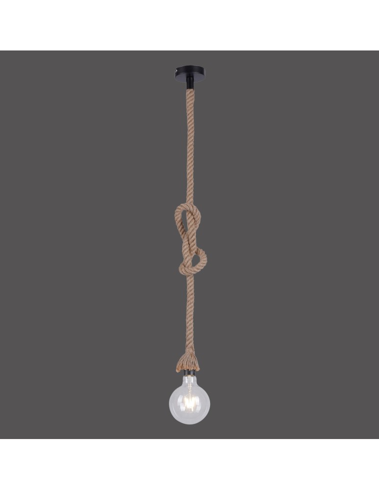 Paul Neuhaus Rope Lampa Wisząca Brązowy 15481-18
