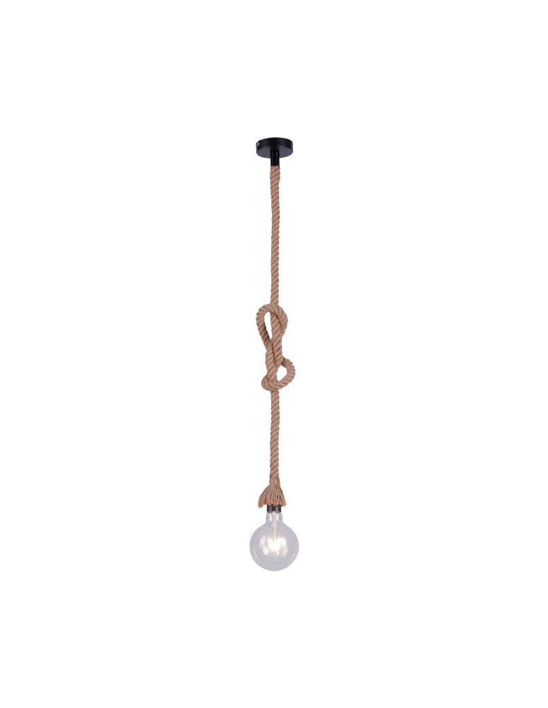 Paul Neuhaus Rope Lampa Wisząca Brązowy 15481-18