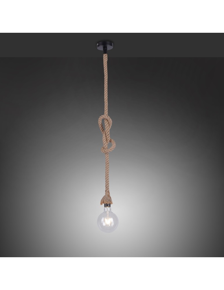 Paul Neuhaus Rope Lampa Wisząca Brązowy 15481-18