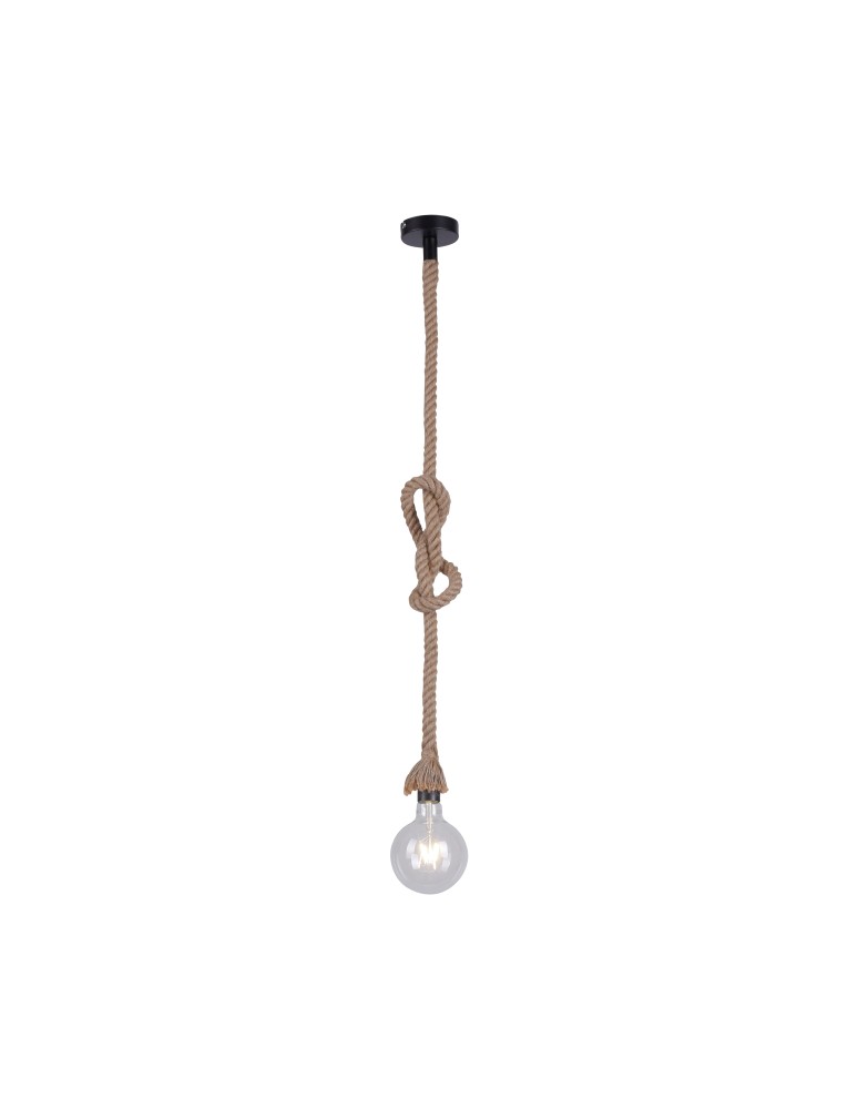 Paul Neuhaus Rope Lampa Wisząca Brązowy 15481-18