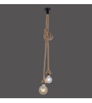 Paul Neuhaus Rope Lampa Wisząca Brązowy 15482-18
