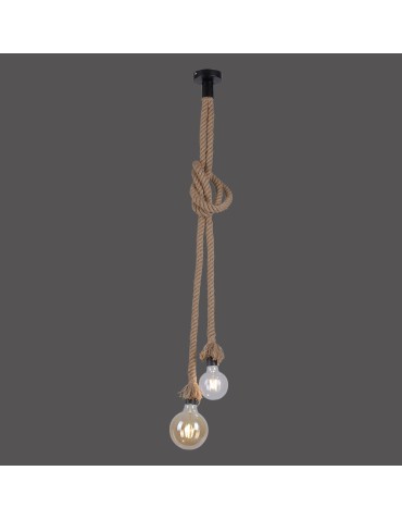 Paul Neuhaus Rope Lampa Wisząca Brązowy 15482-18