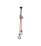 Paul Neuhaus Rope Lampa Wisząca Brązowy 15482-18