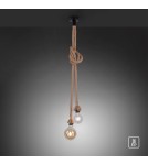 Paul Neuhaus Rope Lampa Wisząca Brązowy 15482-18