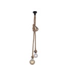 Paul Neuhaus Rope Lampa Wisząca Brązowy 15482-18