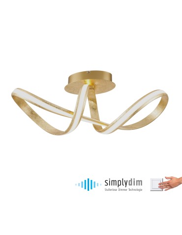 Paul Neuhaus Melinda Lampa Sufitowa Złoty 8331-12 - product 2