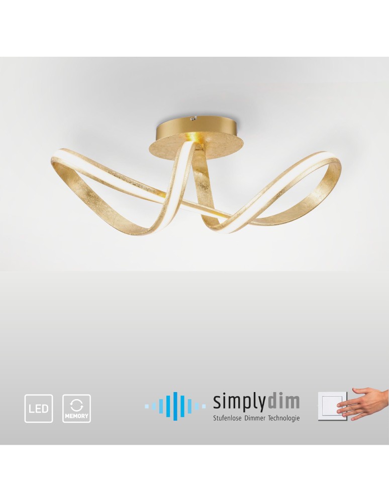 Paul Neuhaus Melinda Lampa Sufitowa Złoty 8331-12