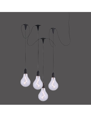 Paul Neuhaus Enni Lampa Wisząca Czarny 19094-18