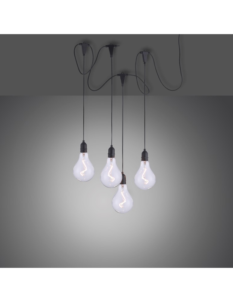 Paul Neuhaus Enni Lampa Wisząca Czarny 19094-18