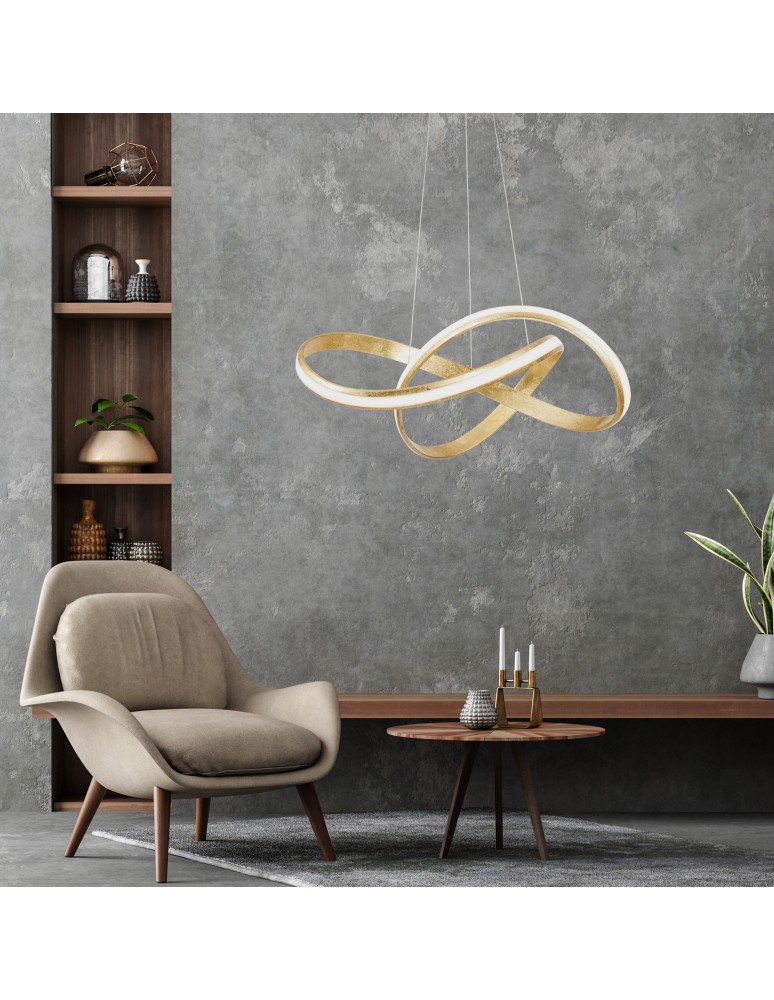 Paul Neuhaus Melinda Lampa Wisząca Złoty 8291-12