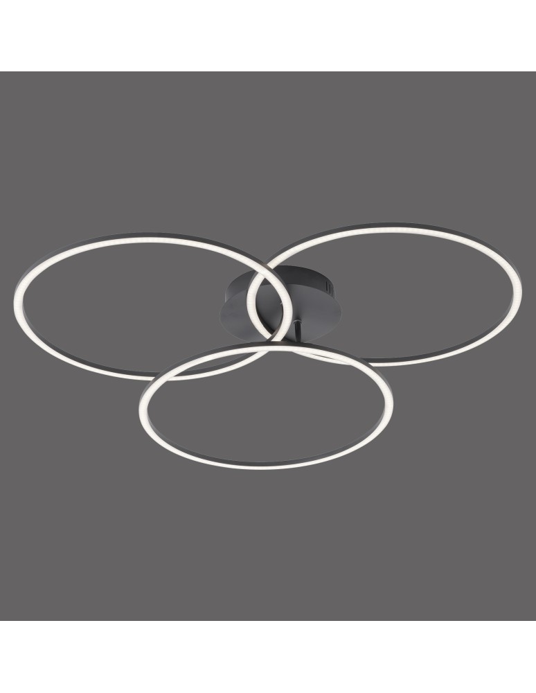 Paul Neuhaus Ivaka Lampa Sufitowa Czarny 14539-18