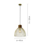 Paul Neuhaus Alami Lampa Wisząca Matowy Mosiądz 11489-60