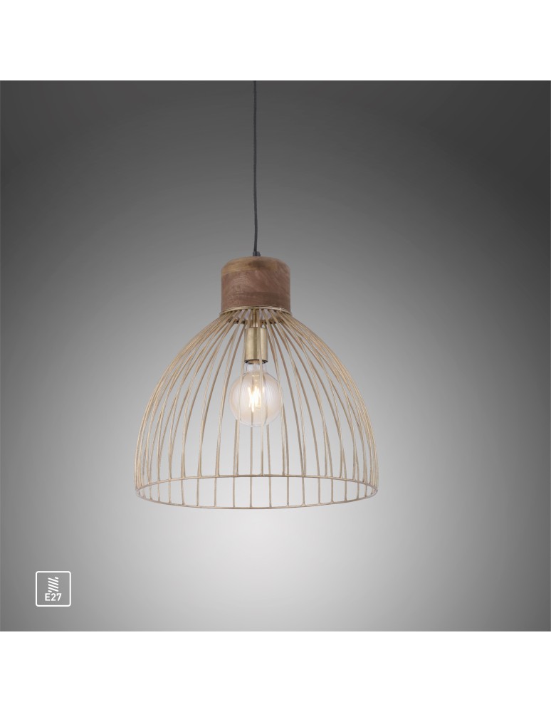 Paul Neuhaus Alami Lampa Wisząca Matowy Mosiądz 11489-60