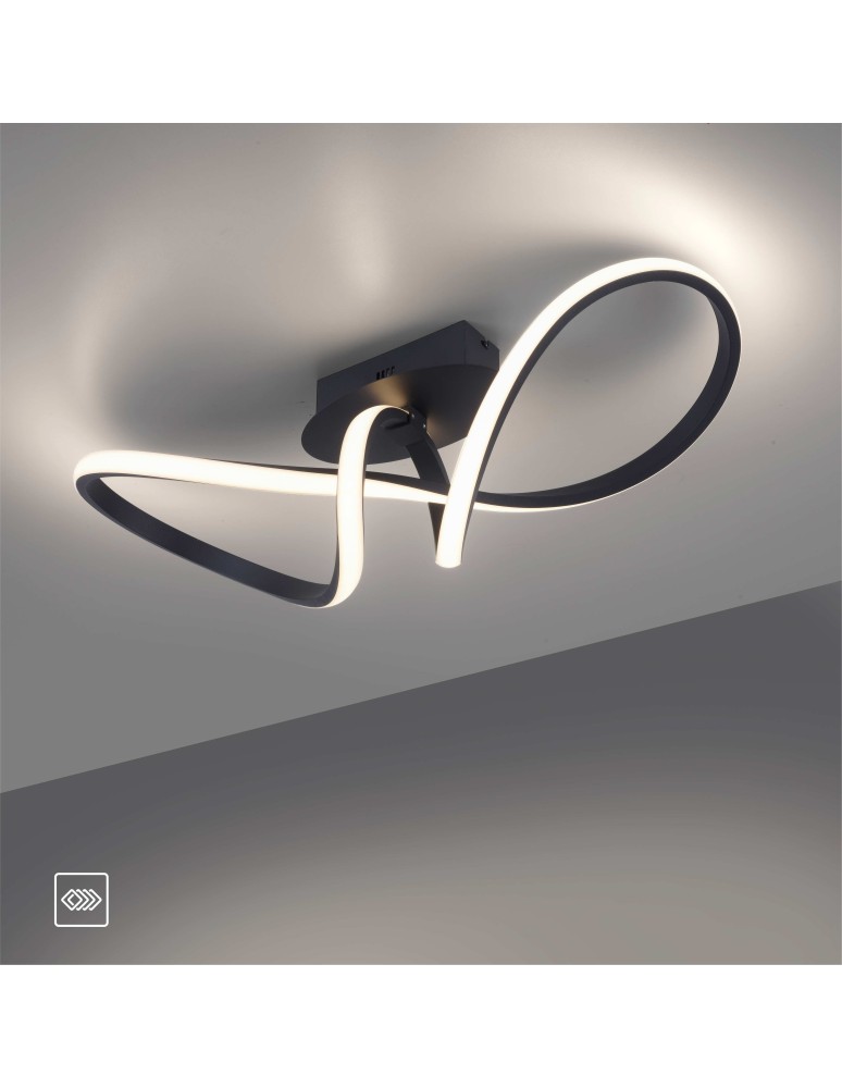 Paul Neuhaus Maria Lampa Sufitowa Czarny 15403-18