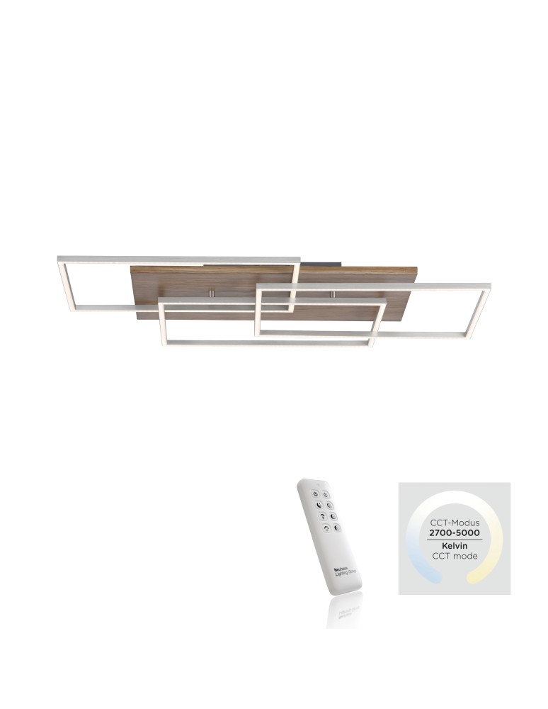 Paul Neuhaus Palma Lampa Sufitowa Drewno 8330-79