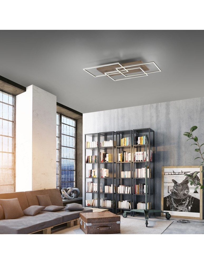 Paul Neuhaus Palma Lampa Sufitowa Drewno 8330-79