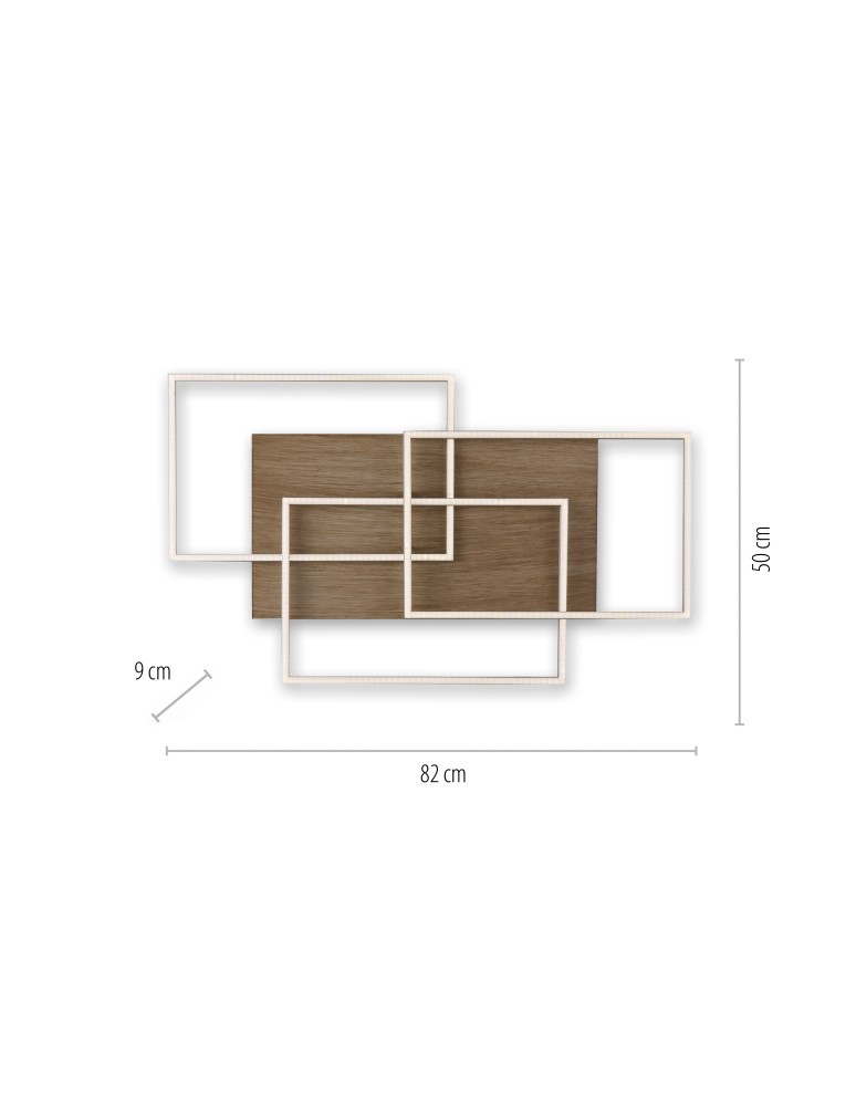 Paul Neuhaus Palma Lampa Sufitowa Drewno 8330-79
