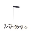 Paul Neuhaus Curls Lampa Wisząca Czarny 19033-18