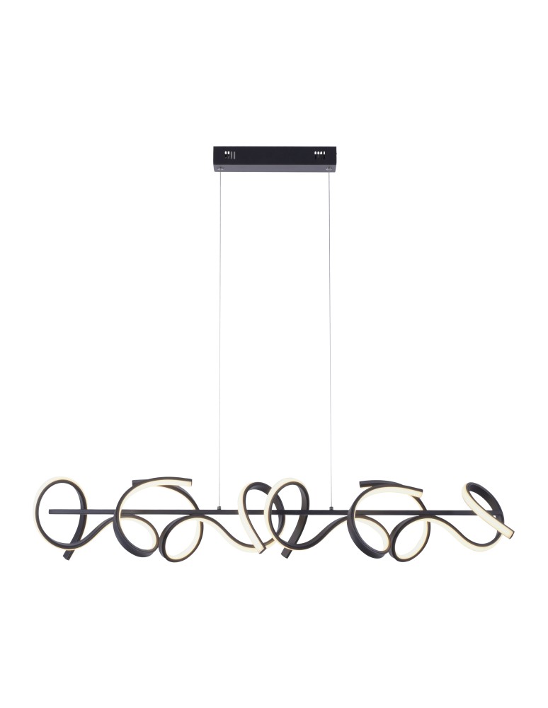 Paul Neuhaus Curls Lampa Wisząca Czarny 19033-18
