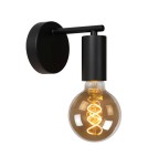 Scandinavian style wall lamps - Lucide LEANNE Wall mounted 1xE27 black 21221/01/30 - product 1