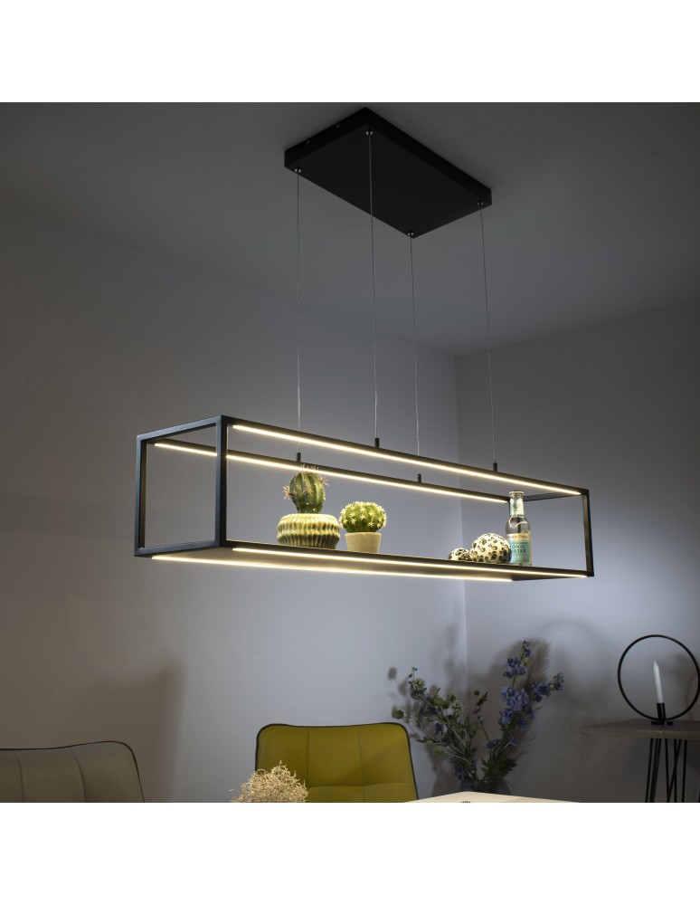 Paul Neuhaus Contura Lampa Wisząca Czarny 2441-18